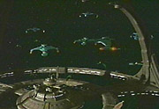 Klingonsk flotila se demaskovala u DS9